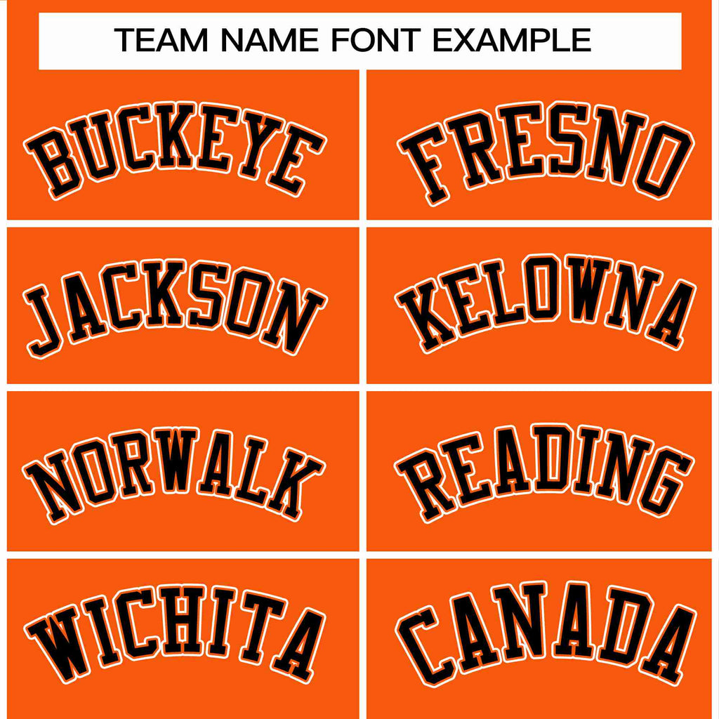 Custom Orange Black-Orange Classic Style Varsity Full-Snap Letterman Jacket