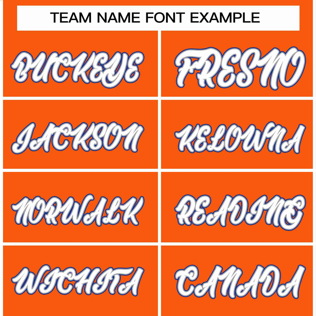 Custom Orange White-Gray Classic Style Varsity Full-Snap Letterman Jacket